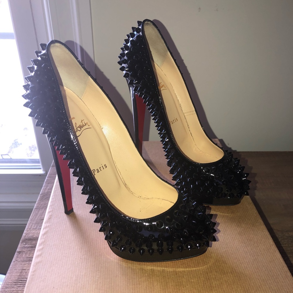 Women’s CL spiked heels Worn ONE time